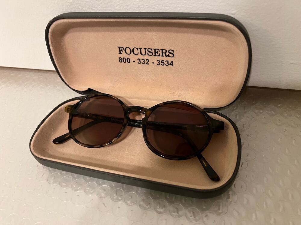 Focusers Atticus Round Tortoise Shell Frames Sunglasses